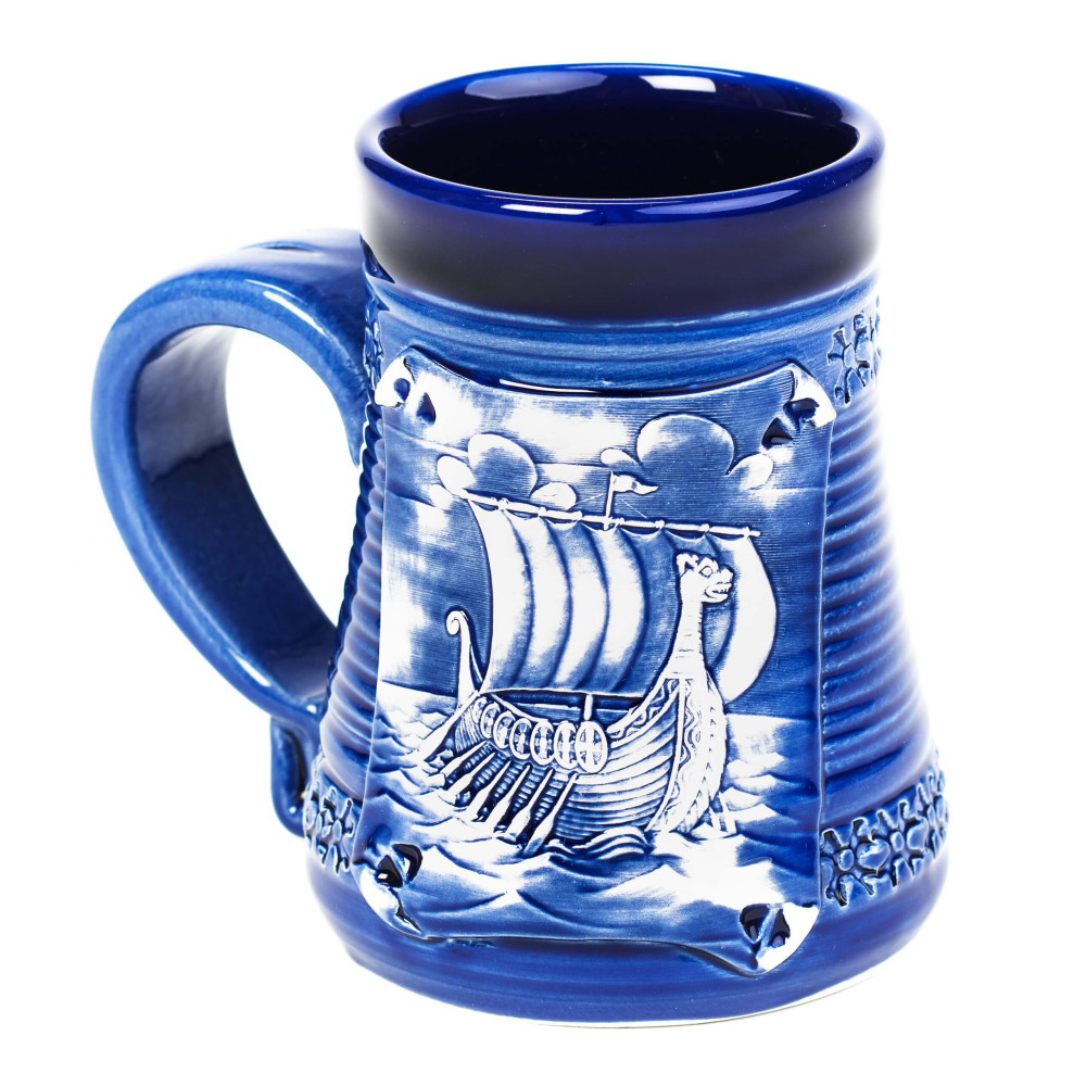 Mug blue 0,3l | Winkingership | CeramicDeko.de Mug blue 0,3l | Winkingership | CeramicDeko.de