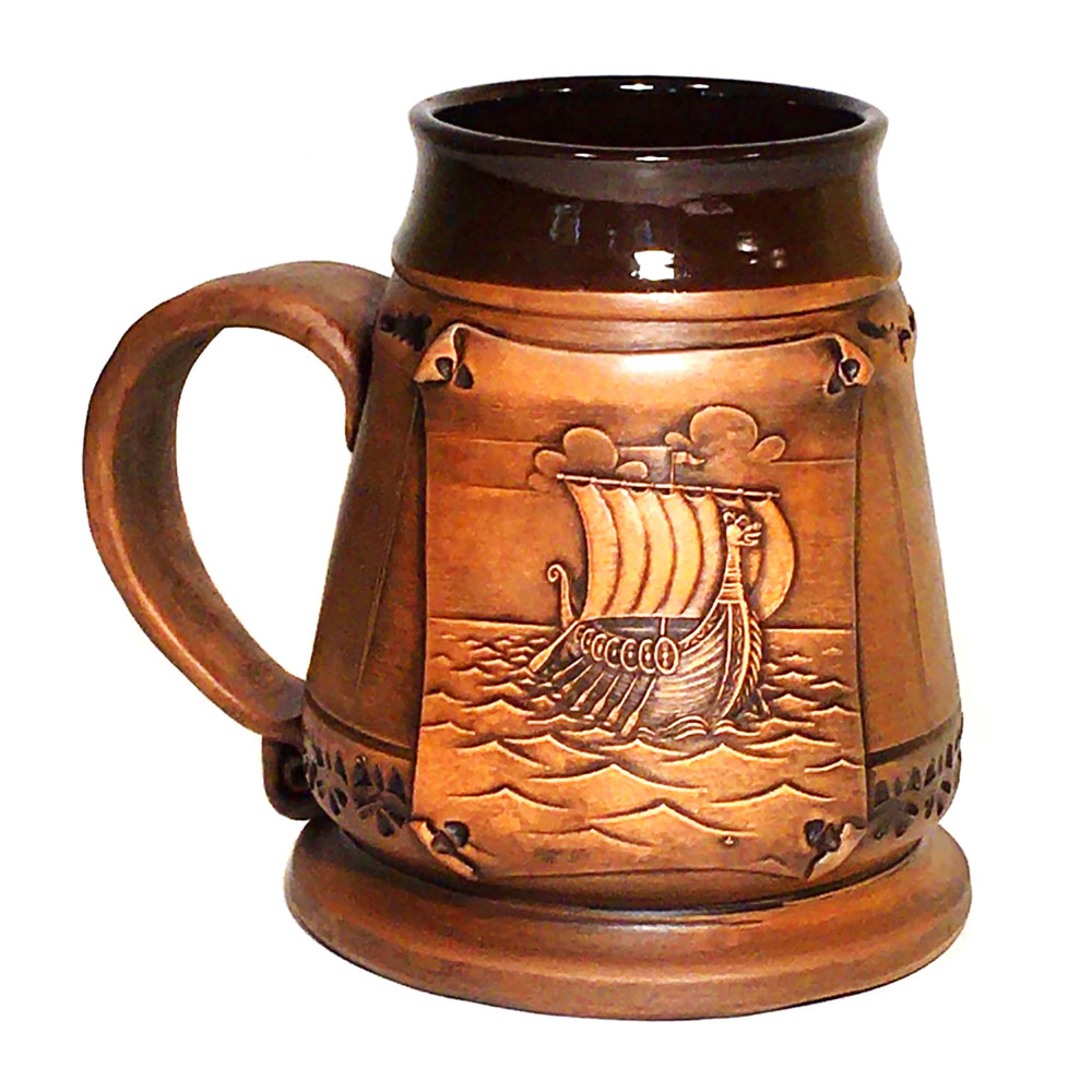 Échelle en céramique 1l Bateau de viking | CeramicDeko.de Échelle en céramique 1l Bateau de viking | CeramicDeko.de