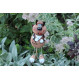 Plug jardin avec pieds, chat avec souris, taille I – M