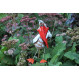 Grue de jardin avec jambes suspendues | Tabouret de bord