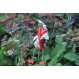 Grue de jardin avec jambes suspendues | Tabouret de bord