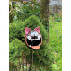 ▸ Cat as bird food station | Funny garden décoration gelée