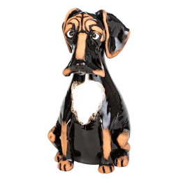 ▸Keramik plugs de jardin & selles de bord Dogge avec chaussons