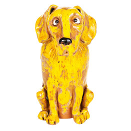 ▸Keramik plugs de jardin & tabourets de bord Golden Retriever