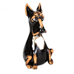 ▸ Tabouret de bord Dogge aux oreilles pointues