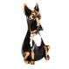 ▸ Tabouret de bord Dogge aux oreilles pointues