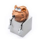 ▸ Figurine de souris en céramique - Tabouret de jardin et tabouret de bord