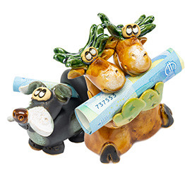 Chiffres de cadeaux d'argent image